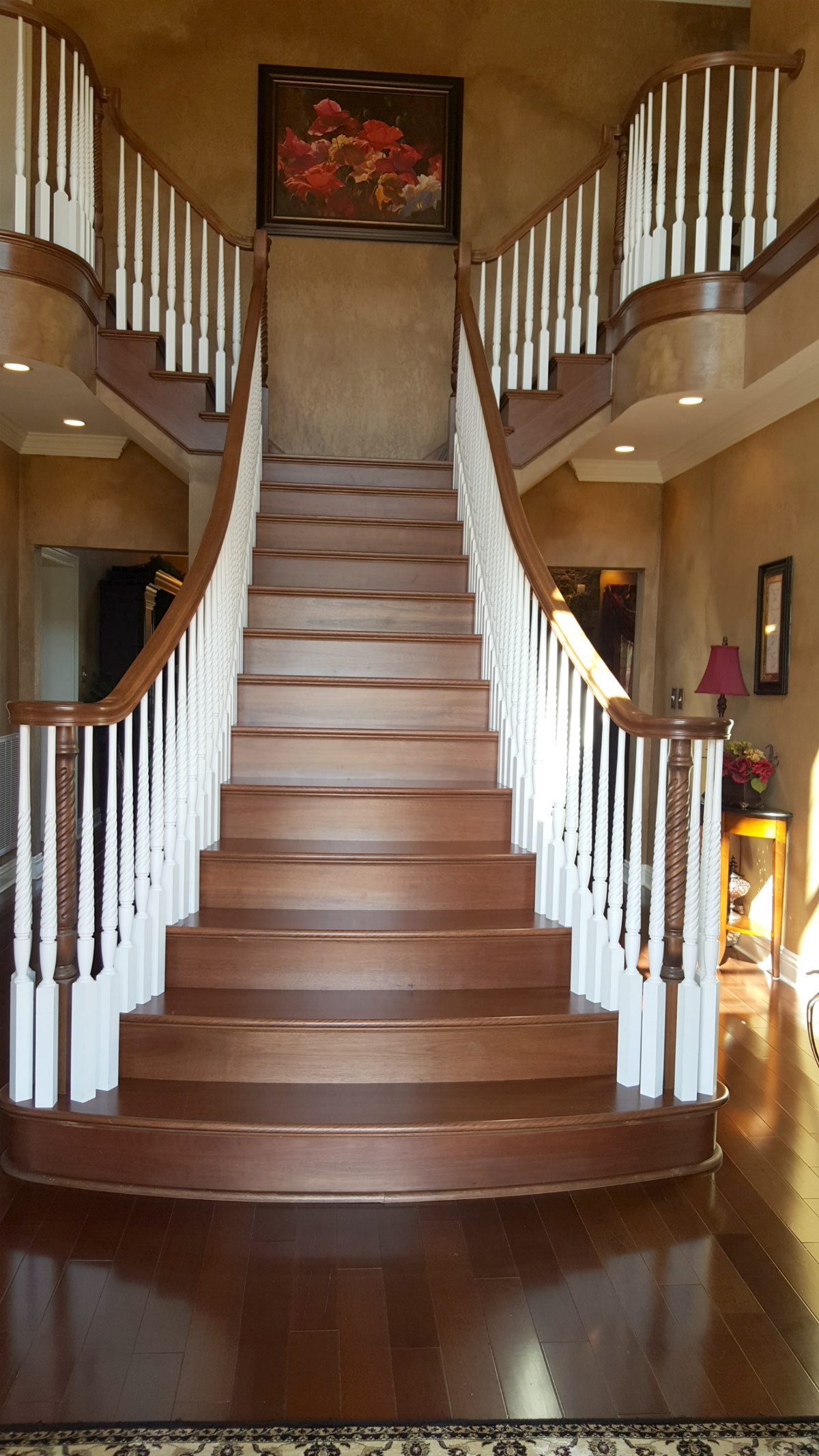 Flared Staircase in this magnicifent 5 BR home in Lewisbug WV