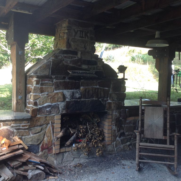 cabin rock fireplace Lewisburg WV Homes for Sale Rebecca Gaujot 304