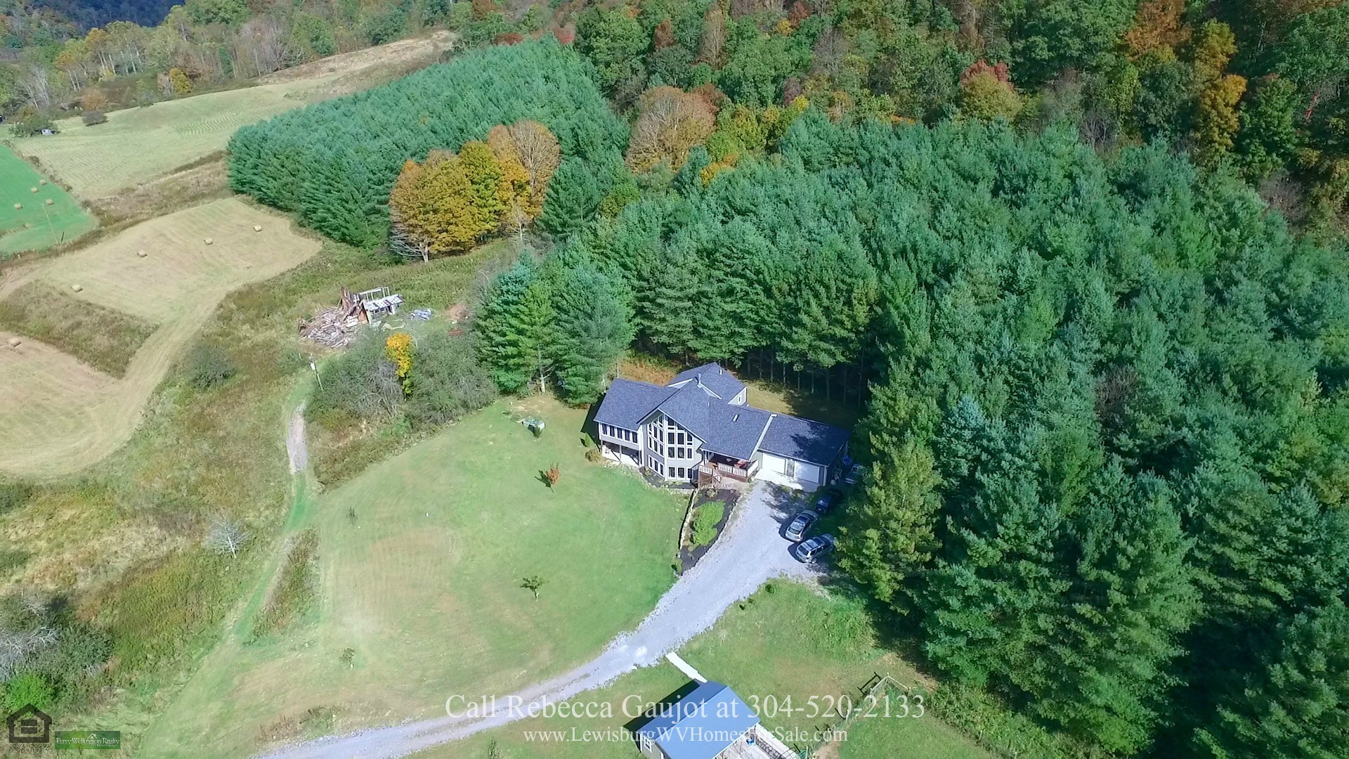 684-Fitzwater-Branch-Rd-Renick-WV-24966-19-Aerial-Vieww Country Property in Renick WV