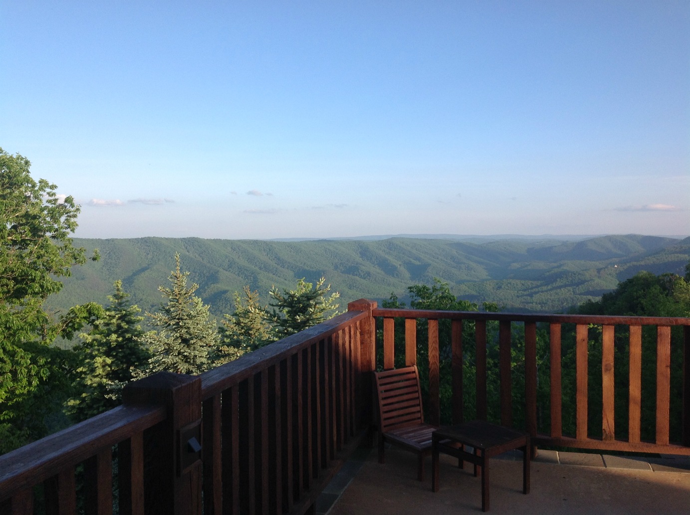 view at the top - The Retreat, a gated community in Caldwell WV