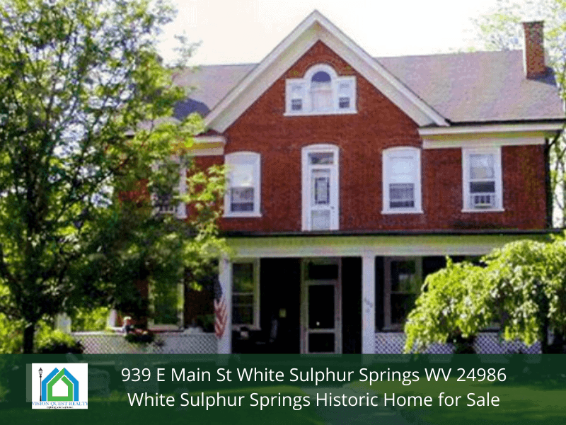 939-E-Main-St-White-Sulphur-Springs-WV-24986 -01-Featured-Image Historic Homes for Sale in White Sulphur Springs WV - Fall in love with this beautifully maintained historic estate for sale in White Sulphur Springs WV.