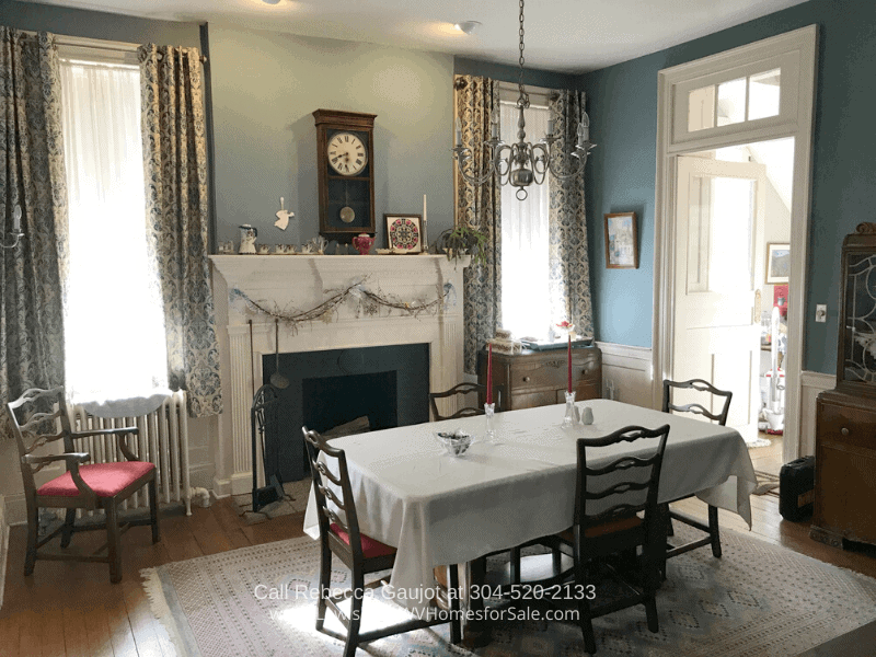 White Sulphur Springs WV Historic Real Estate Properties for Sale - Entertaining is easy in the multiple seating spaces of this White Sulphur Springs WV historic home. 
