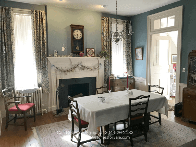 White Sulphur Springs WV Historic Real Estate Properties for Sale - Entertaining is easy in the multiple seating spaces of this White Sulphur Springs WV historic home.