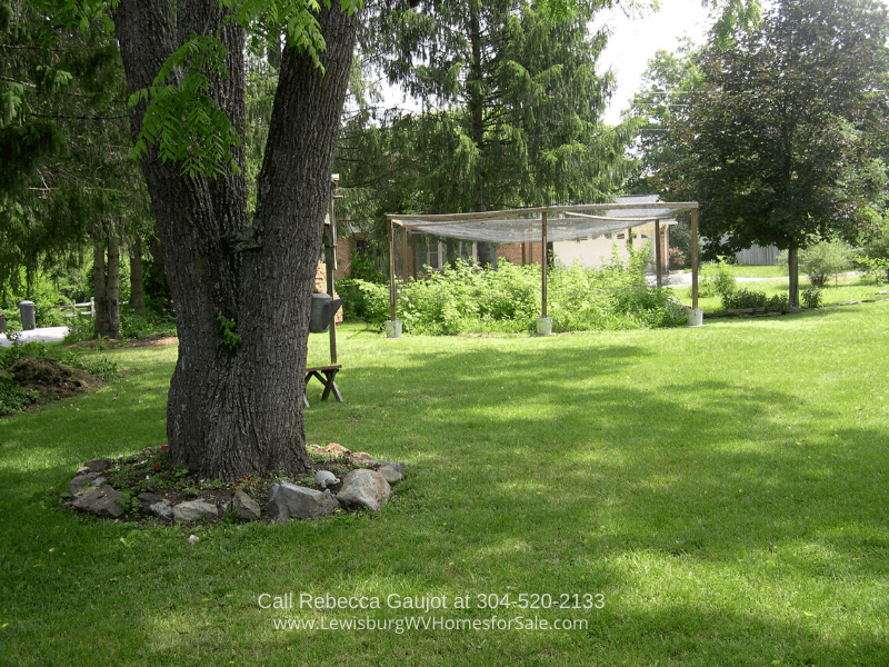 White Sulphur Springs WV Historic Homes - A relaxing outdoor space perfect for entertaining awaits you in this historic property for sale in White Sulphur Springs WV.