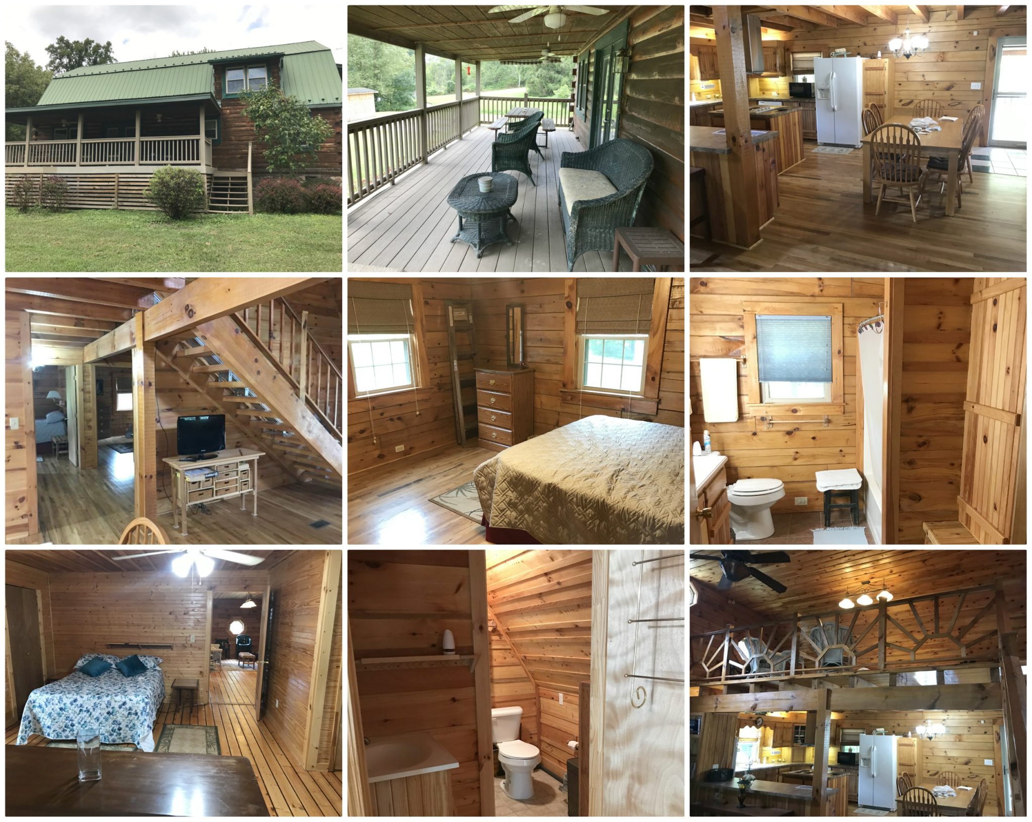 SOLD Log Cabin, Completely Furnished, Alderson WV Lewisburg WV Homes for Sale Rebecca Gaujot
